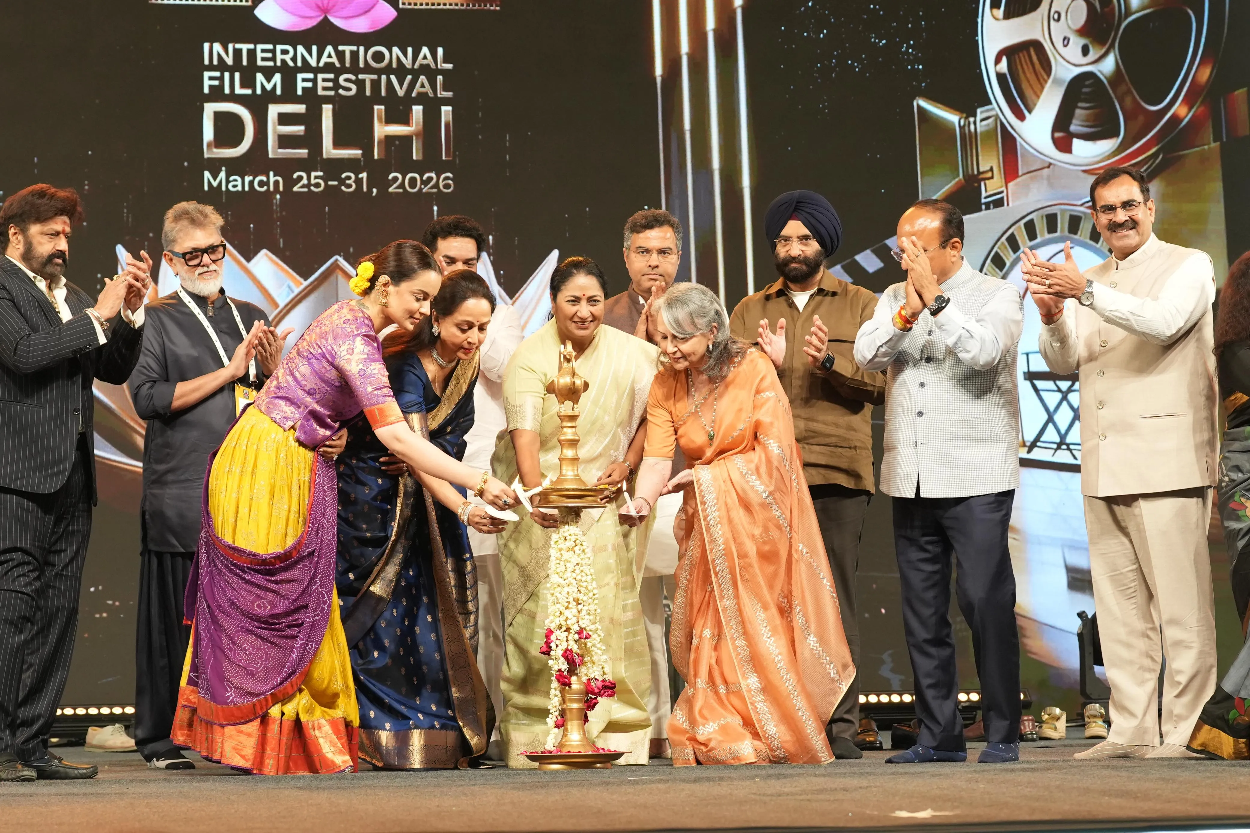 Lights, Camera, Delhi! CM Rekha Gupta Inaugurates International Film Festival Delhi 2026 at Bharat MandMandapam